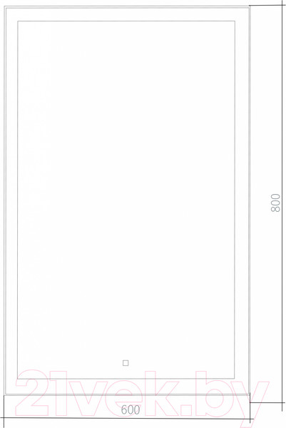Изображение товара Зеркало Silver Mirrors Сантана 60x80 / ФР-00002163