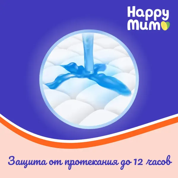 Изображение товара Подгузники детские Happy Mum Junior 5 (16шт)