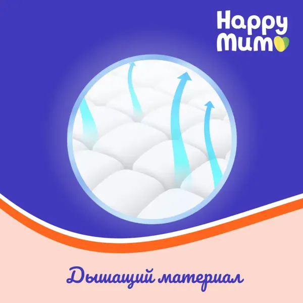 Изображение товара Подгузники детские Happy Mum Junior 5 (16шт)