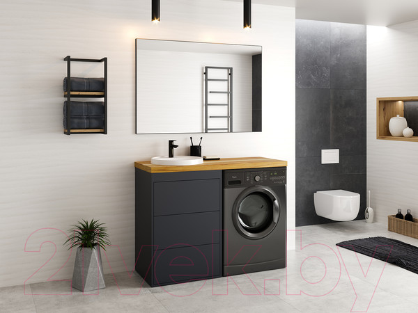 Изображение товара Тумба под умывальник Brevita Grafit 40 / GRA-01040-013Я