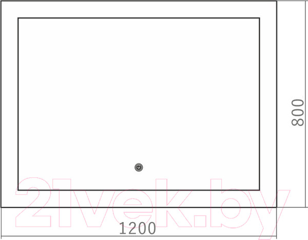 Изображение товара Зеркало Silver Mirrors Норма 120x80 / ФР-00001258