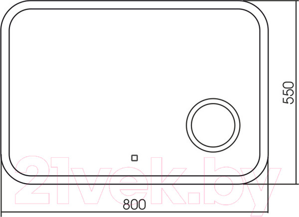 Изображение товара Зеркало Silver Mirrors Эльза 80x55 / ФР-00002156