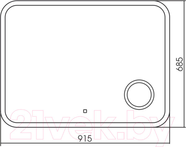 Изображение товара Зеркало Silver Mirrors Эльза 91.5x68.5 / ФР-00002157