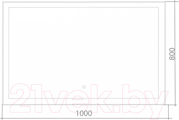 Изображение товара Зеркало Silver Mirrors Сантана 100x80 / ФР-00002162