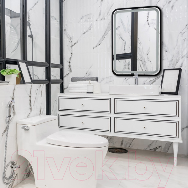 Изображение товара Зеркало Silver Mirrors Мальта-лофт 59x84 / LED-00002353