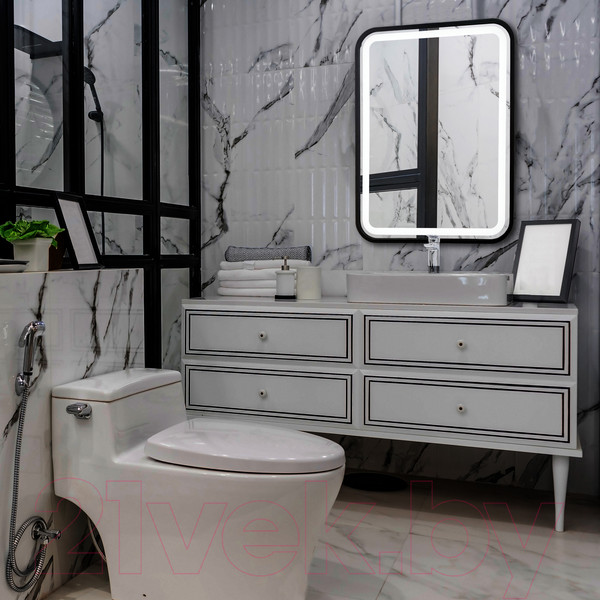 Изображение товара Зеркало Silver Mirrors Мальта-лофт 59x84 / LED-00002353