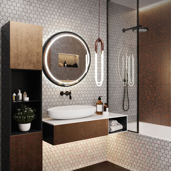 Изображение товара Зеркало Silver Mirrors Манхэттен-лофт D770 / LED-00002428