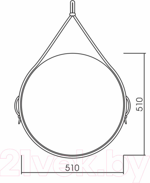 Изображение товара Зеркало Silver Mirrors Капитан D510 / LED-00002331