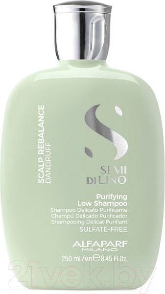 Изображение товара Шампунь для волос Alfaparf Milano Sdl Scalp Rebalance деликатный очищающий (250мл)