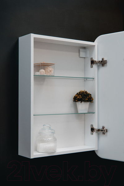 Изображение товара Шкаф с зеркалом для ванной Silver Mirrors Фиджи 50 / LED-00002361