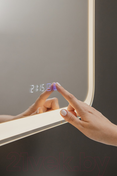 Изображение товара Шкаф с зеркалом для ванной Silver Mirrors Фиджи 50 / LED-00002361