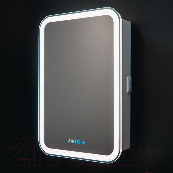 Изображение товара Шкаф с зеркалом для ванной Silver Mirrors Фиджи 50 / LED-00002361