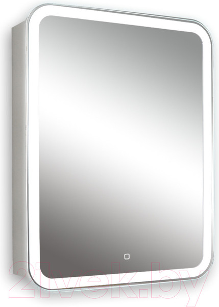 Изображение товара Шкаф с зеркалом для ванной Silver Mirrors Фиджи 50 / LED-00002362
