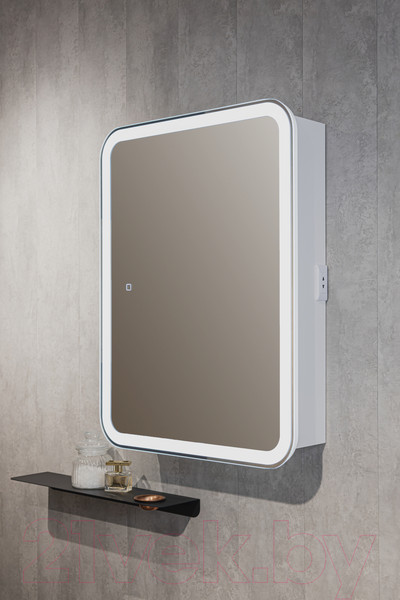 Изображение товара Шкаф с зеркалом для ванной Silver Mirrors Фиджи Flip 60 / LED-00002472