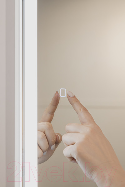 Изображение товара Шкаф с зеркалом для ванной Silver Mirrors Фиджи Flip 60 / LED-00002472