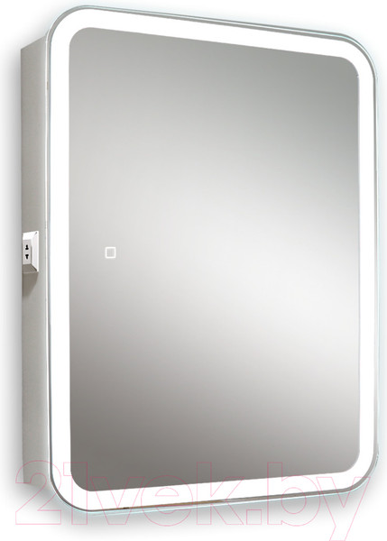 Изображение товара Шкаф с зеркалом для ванной Silver Mirrors Фиджи Flip 60 / LED-00002472