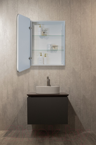 Изображение товара Шкаф с зеркалом для ванной Silver Mirrors Фиджи Flip 60 / LED-00002472