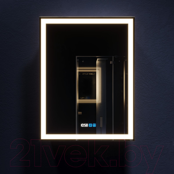 Изображение товара Шкаф с зеркалом для ванной Silver Mirrors Киото 50 / LED-00002356