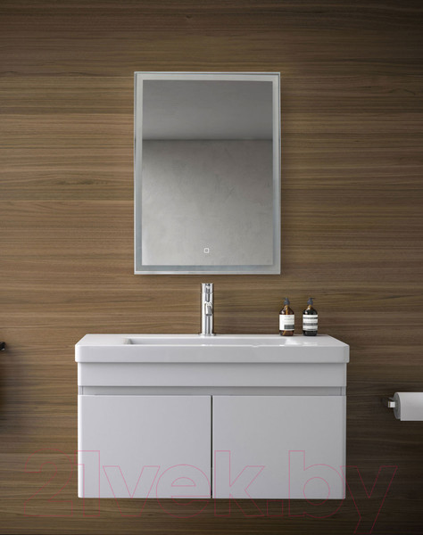 Изображение товара Шкаф с зеркалом для ванной Silver Mirrors Киото 50 / LED-00002357