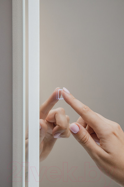 Изображение товара Шкаф с зеркалом для ванной Silver Mirrors Киото Flip 60 / LED-00002474