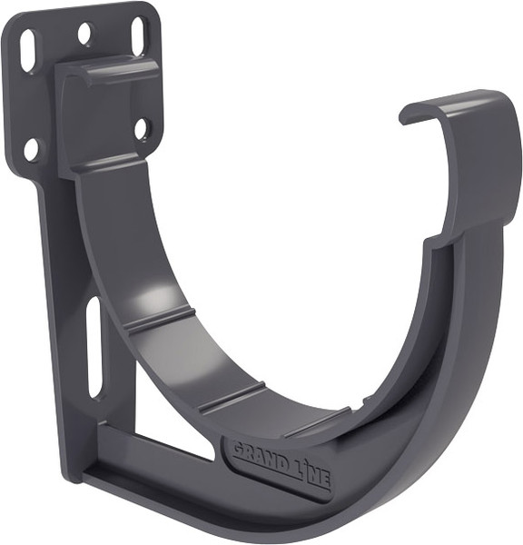 Изображение товара Кронштейн желоба Grand Line Дизайн 135 ПВХ Slider RAL 7024 (графит)