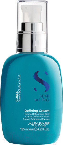 Изображение товара Крем для укладки волос Alfaparf Milano Semi Di Lino Curls разделяющий для вьющихся волос (125мл)