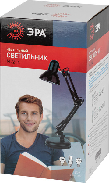 Изображение товара Настольная лампа ЭРА N-214-E27-40W-BU / Б0052763 (синий)