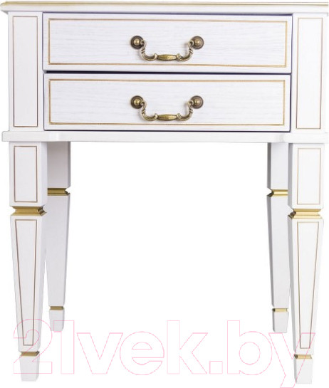 Изображение товара Тумба Мебелик Васко В 118Н (белый ясень/золото)