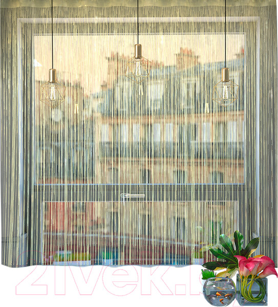 Изображение товара Гардина Лента Е585К (170x245, лен)