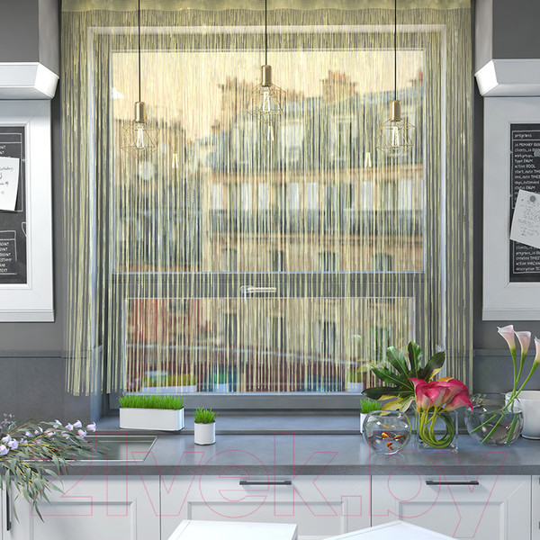 Изображение товара Гардина Лента Е585К (170x245, лен)