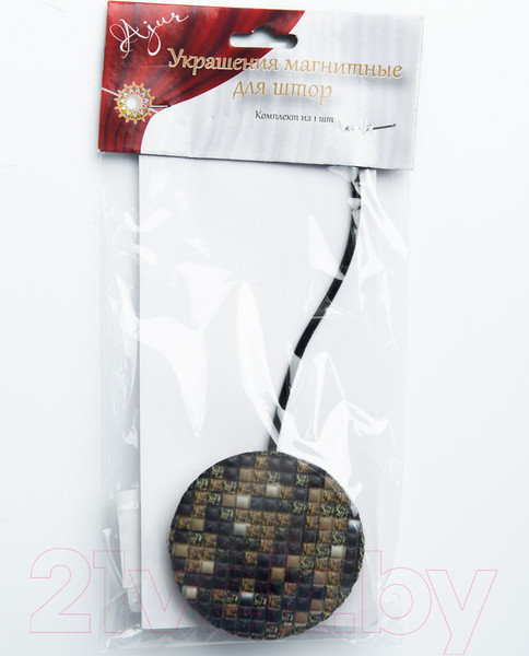 Изображение товара Клипса для штор Ajur MI M21- black With Copper магнитный / 11757 (кофейный/медный)