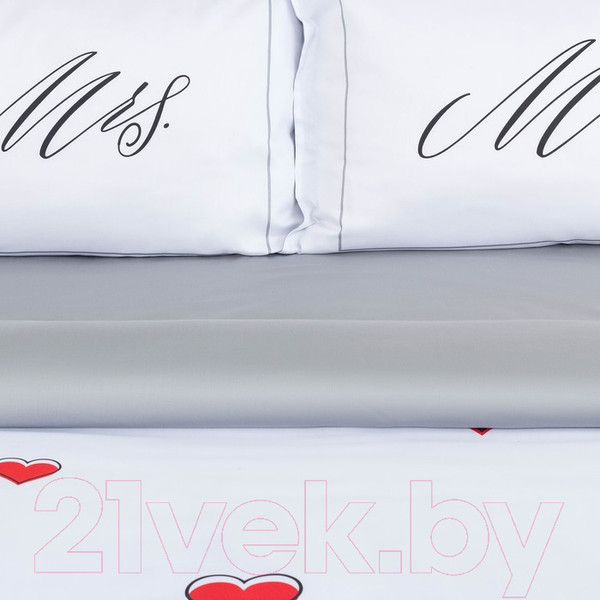 Изображение товара Комплект постельного белья Этель Mr&Mrs / 4695913