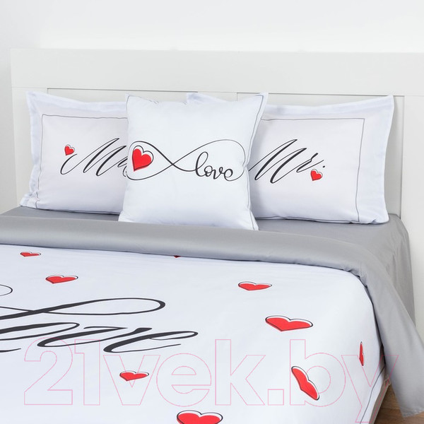 Изображение товара Комплект постельного белья Этель Mr&Mrs / 4695913
