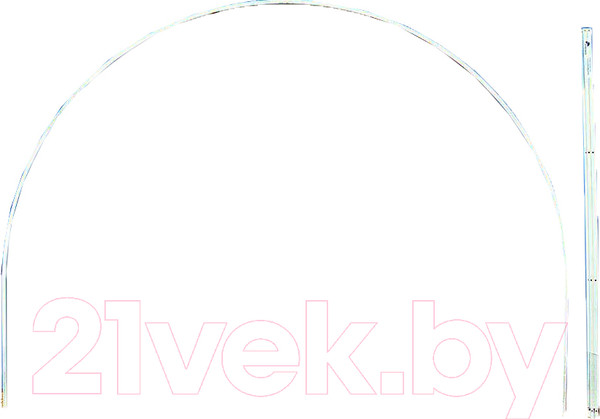 Изображение товара Секция для теплицы Агросити Плюс 3x2м 0.67 (дуга 20x20мм, без поликарбоната)