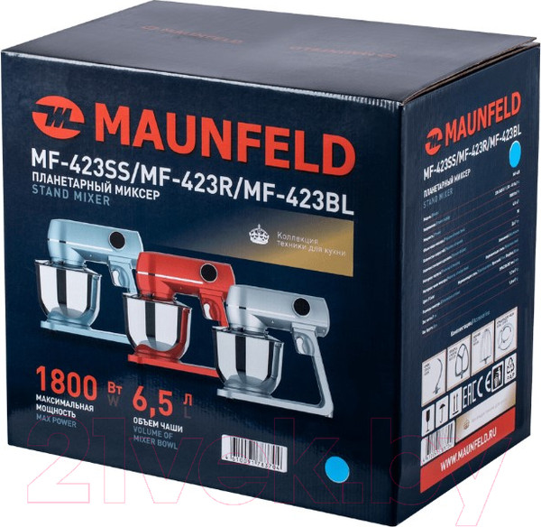 Изображение товара Миксер стационарный Maunfeld MF-423BL