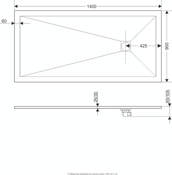 Изображение товара Душевой поддон RGW ST-0149G / 16152914-02