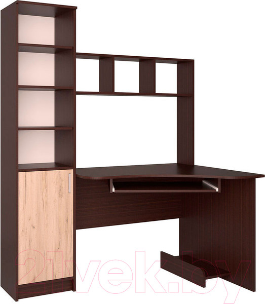 Изображение товара Компьютерный стол Интерлиния СК-005 (дуб венге/дуб серый)