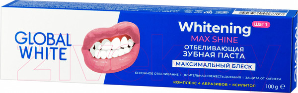 Изображение товара Зубная паста Global White Max Shine отбеливающая (100мл)