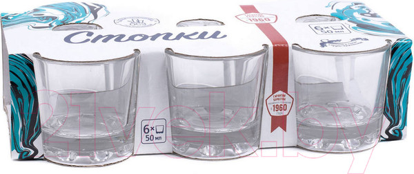 Изображение товара Набор рюмок ОСЗ Глория / 03с886-36У (6шт)