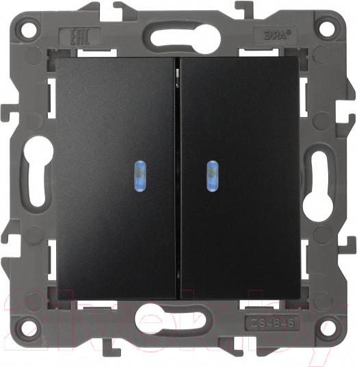Изображение товара Выключатель ЭРА Elegance 14-1105-05 / Б0034241 (антрацит)