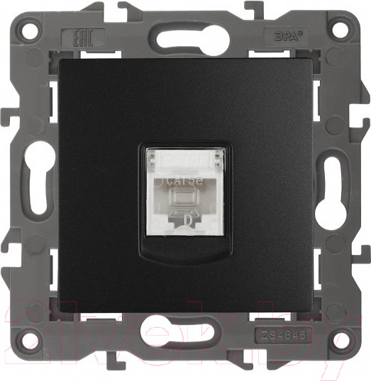 Изображение товара Розетка ЭРА 14-3107-05 / Б0034306 (антрацит)