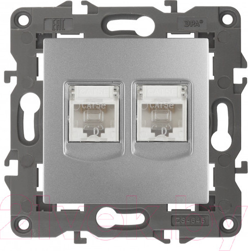 Изображение товара Розетка ЭРА 14-3108-03 / Б0034310 (алюминий)