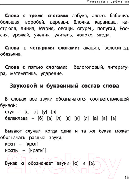 Изображение товара Учебное пособие АСТ Все правила русского языка. Справочник (Разумовская О.)