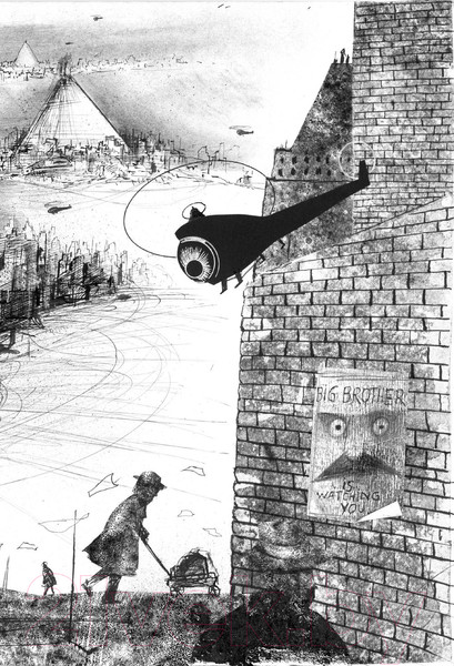 Изображение товара Книга АСТ 1984. Иллюстрированные шедевры (Оруэлл Д.)