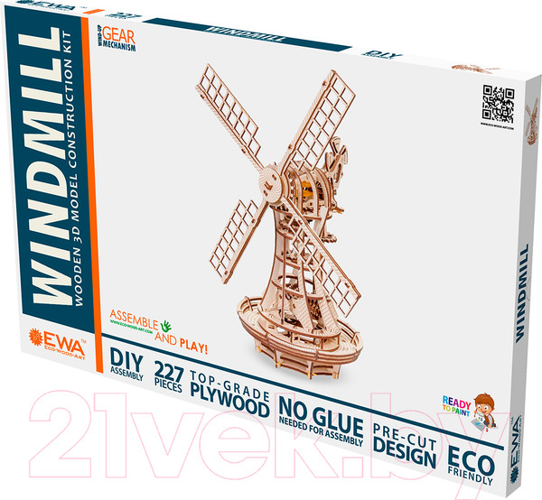 Изображение товара Конструктор EWA Ветряная мельница