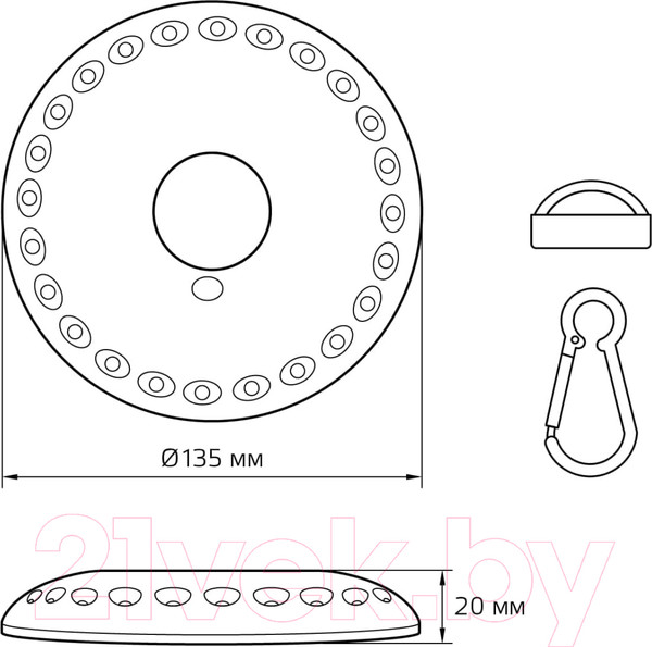 Изображение товара Фонарь Gauss GFL003 / GF003
