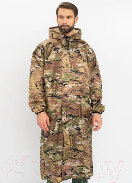 Изображение товара Плащ для охоты и рыбалки Huntsman Мультикам Таффета 52-54/182