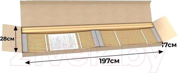 Изображение товара Ортопедическое основание ТриЯ Комфорт 2.1 200x160