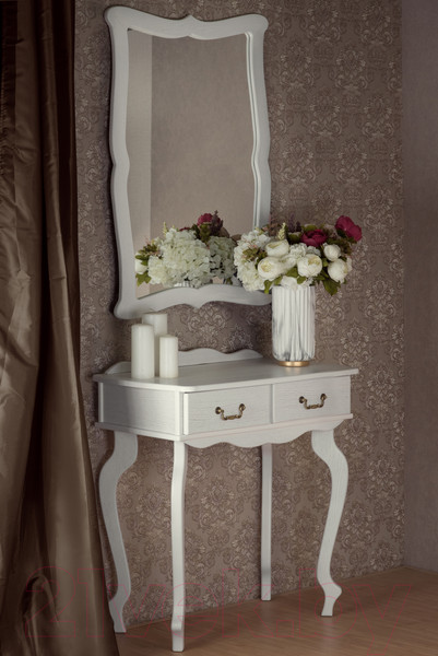 Изображение товара Консольный столик Мебелик Берже 21 (белый ясень)