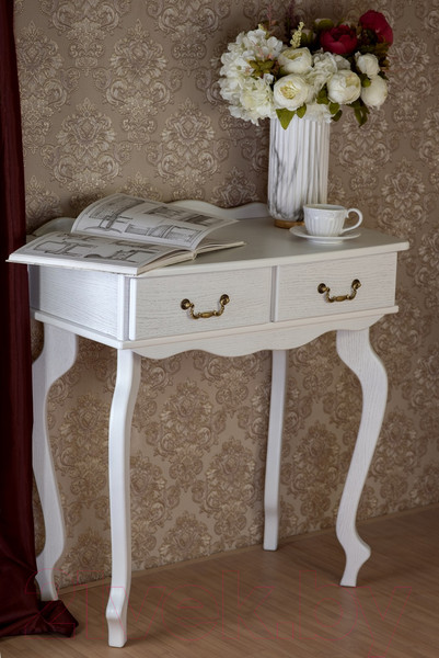 Изображение товара Консольный столик Мебелик Берже 21 (белый ясень)